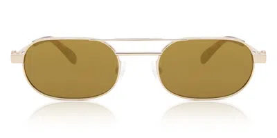 Off-white Off White Vaiden 7676 Men's Sunglasses Gold Size 55