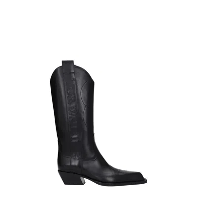 Off-white Off White Women's Boots Black Leather