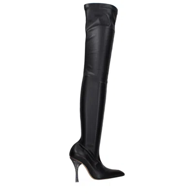 Off-white Off White Women's Boots Eco Leather Black