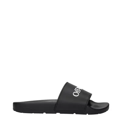 OFF-WHITE OFF WHITE WOMEN'S CLOGS AND MULES RUBBER BLACK