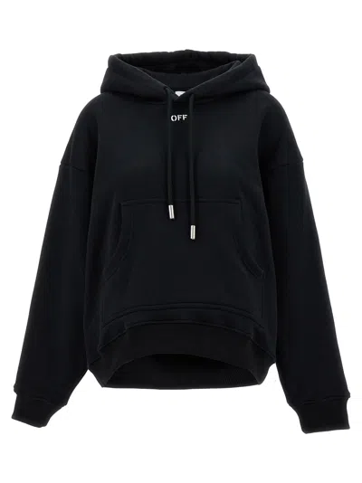 Off-white Off White Women's Off Stamp Hoodie In Black