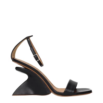 Off-white Off White Women's Sandals Leather Black