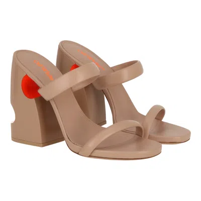 Off-white Off White Womens Beige Multi Sandal In Neutral