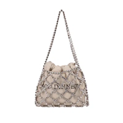 Off-white Off White Womens Beige/black Shoulder Bag In Neutral