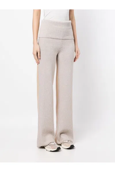 Off-white Off White Womens Diag Languid Pant In Neutral