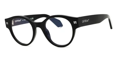 Off-white Off-bianchi Style 55 1000 Blu-light Block Occhiali Da Vista Neri Per Uomo (solo Montatura) In Black