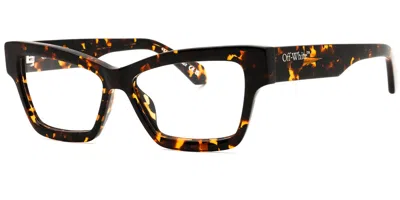 Off-white Off-bianchi Style 77 6000 Occhiali Da Vista Tartarugatishell Per Donna (solo Montatura) In Brown