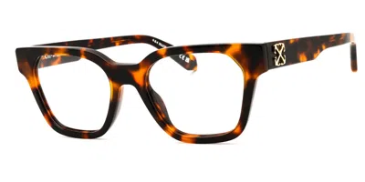 Off-white Off-bianchi Style 7p 6000 Occhiali Da Vista Tartarugatishell Per Uomo (solo Montatura) In Brown