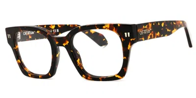 Off-white Off-bianchi Style 7u 6000 Occhiali Da Vista Tartarugatishell Per Uomo (solo Montatura) In Brown