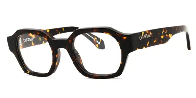 Off-white Off-bianchi Style 7y 6000 Occhiali Da Vista Tartarugatishell Per Uomo (solo Montatura) In Brown