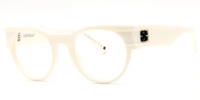 Off-white Off-bianchi Style 87 0100 Occhiali Da Vista Bianchi Per Uomo (solo Montatura) In White
