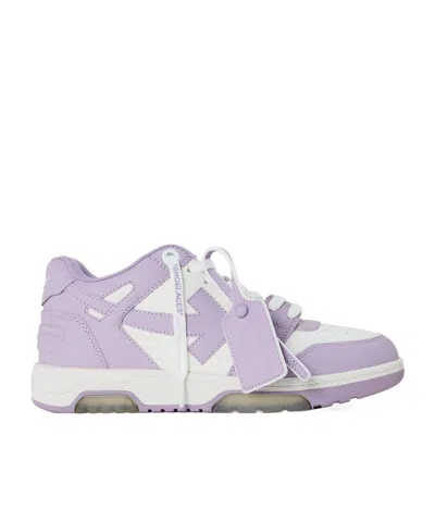 Off-white Office Low-top Trainers In Purple