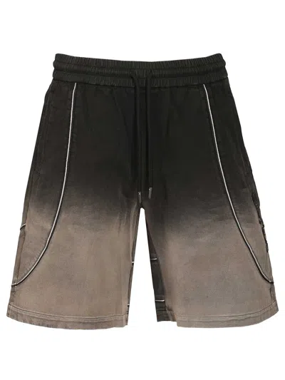 Off-white Offline Gd Gab Trackshort Black Trousers Black In Multi