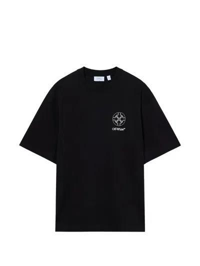 Off-white Offline Half Arrow T-shirt In Black