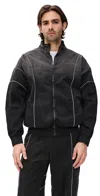 Off-white Offline Track Jacket Black In Black