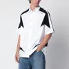 Off-white Race Logo Panel Shirt In White