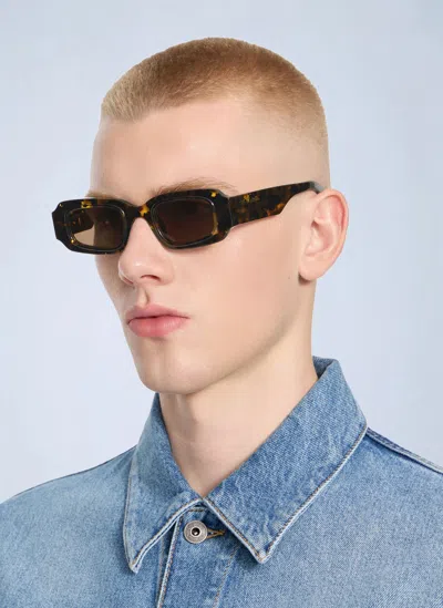 Off-white Olympia Brown Lens Sunglasses In Black