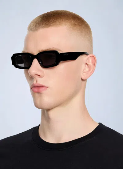 Off-white Olympia Smoke Lens Sunglasses In Black