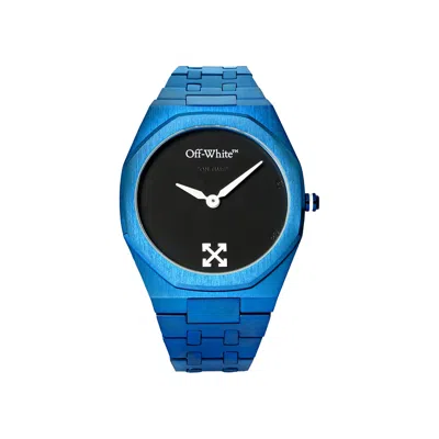 Pre-owned Off-white On Time Bracelet Watch 'blue' | Men's Size Onesize