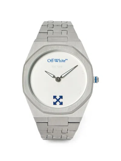 Off-white On Time Octagonal 39mm Watch In White