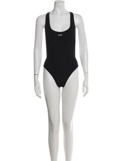 Pre-owned Off-white One-piece In Black