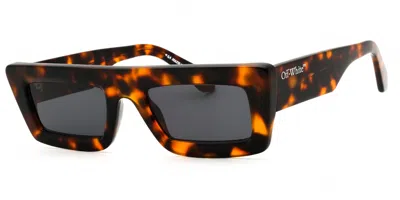 Off-white Ontario 6007 Men's Sunglasses Tortoiseshell Size 52 In Black