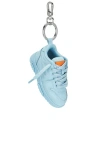 Off-white Ooo Keyring In Blue
