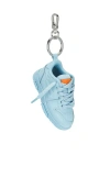 Off-white Ooo Keyring In Blue