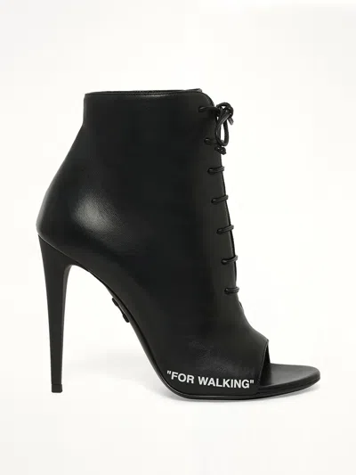 Off-white Open Toe Shoe In Black
