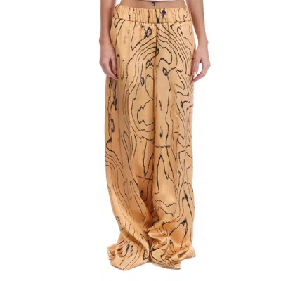 Off-white Optical Pull On Pants In Multi