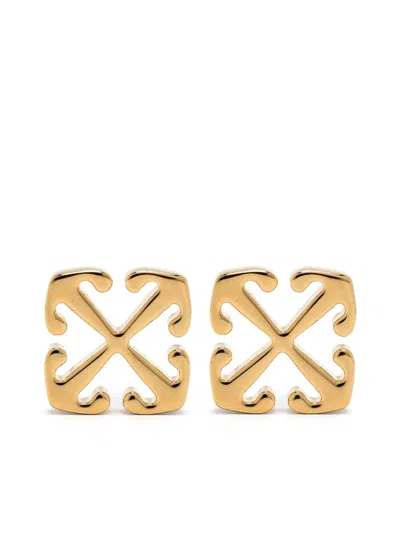 Off-white Orecchini Arrow Mini In Gold