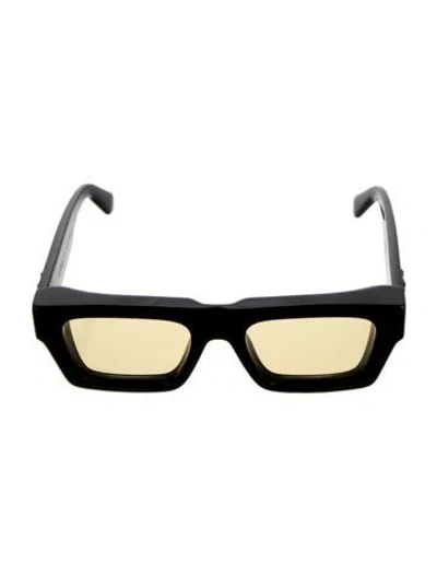 Pre-owned Off-white Oregon Square Sunglasses In Black