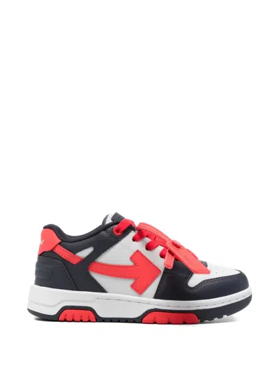 Off-white Kids' Out Of Office Arrow-motif Sneakers In Multi