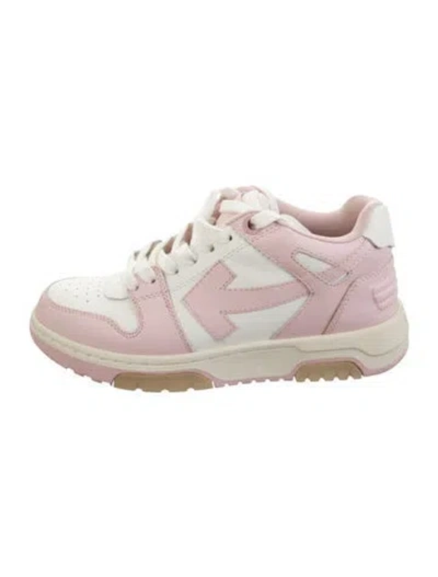 Pre-owned Off-white Out Of Office Athletic Sneakers In Pink