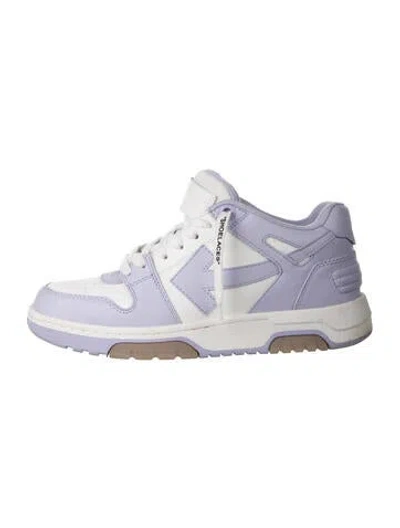 Pre-owned Off-white Out Of Office Athletic Sneakers In Purple
