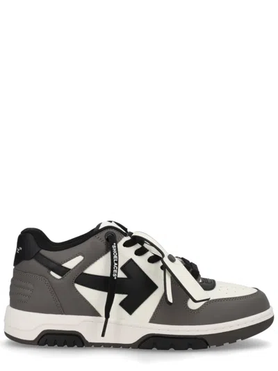 Off-white Out Of Office Calf Leather Sneakers In Multi