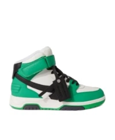 Off-white Out Of Office Hi-top Sneakers In Animal Print