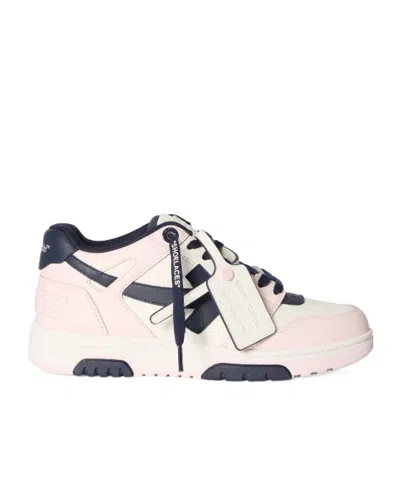 Off-white Out Of Office Lace-up Sneakers In Pink