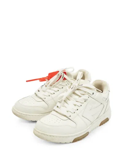 Pre-owned Off-white Out Of Office Lace-up Sneakers In White