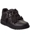 Off-white Minimalist Black Sneakers With Unique Detailing In Black