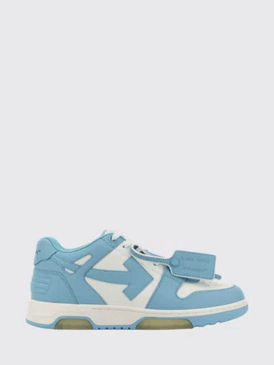 Off-white Out Of Office Leather Sneakers In Blue