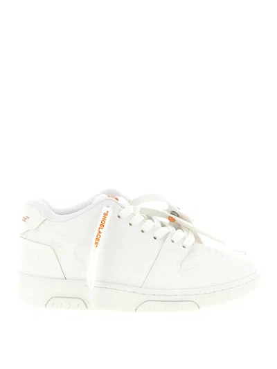 Off-white Out Of Office Molded Sneakers Orange In White