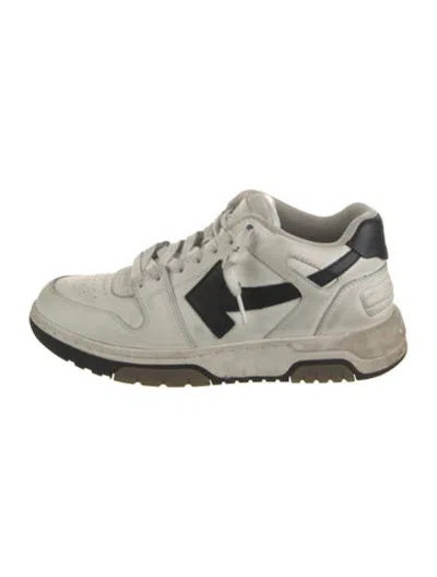 Pre-owned Off-white Out Of Office Sneakers In Black/white