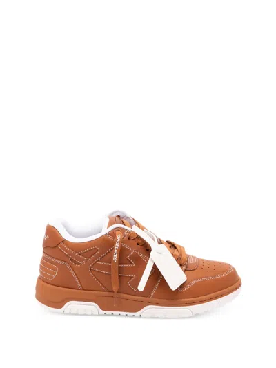 Off-white Out Of Office Sneakers In Brown
