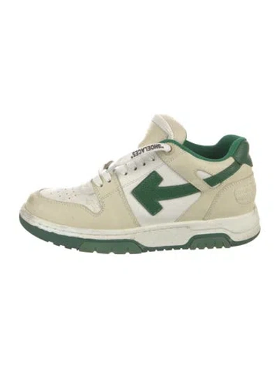 Pre-owned Off-white Out Of Office Sneakers In Green