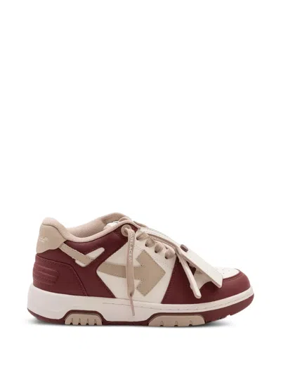 Off-white Out Of Office Sneakers In Red