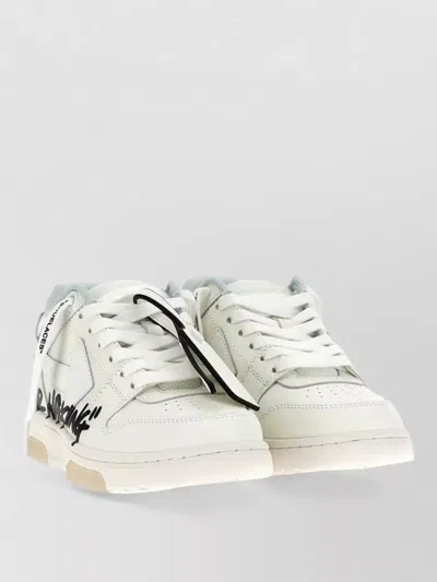 Off-white Out Office Low Top Sneakers Calfskin In White