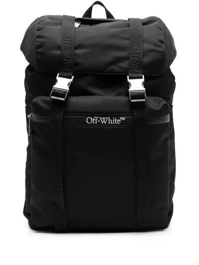Off-white Outdoor Backpack Nylon In Black