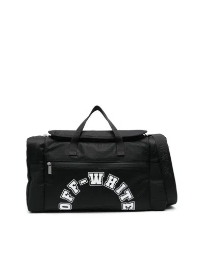 Off-white Outdoor Weekender Baseball Logo Duffle Bag