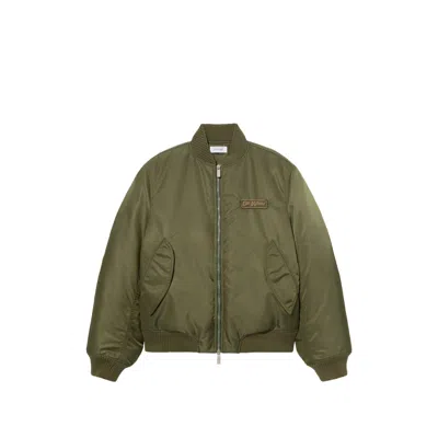 Off-white Outerwear In Green